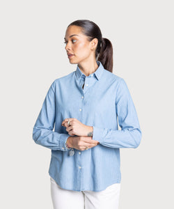 Relaxed Chambray Shirt