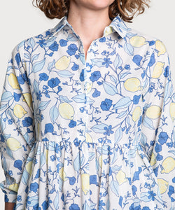 Printed Relaxed Short Shirt Dress