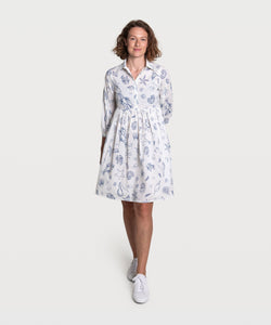 Printed Relaxed Short Shirt Dress