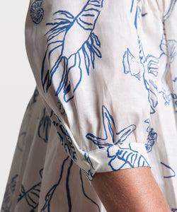 Printed Relaxed Short Shirt Dress