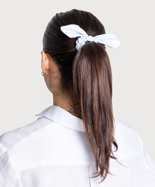 Oxford Bow Scrunchie