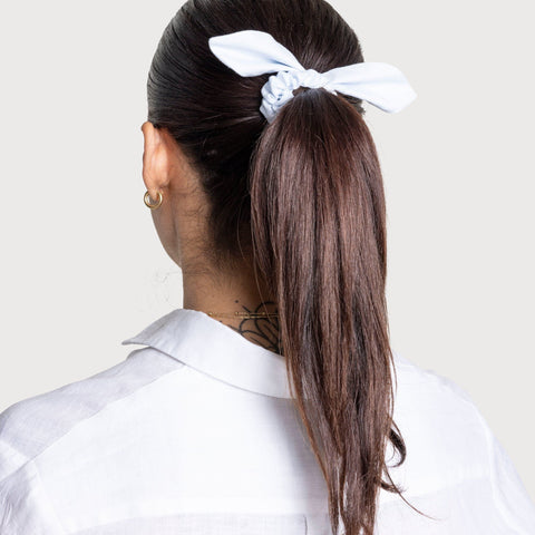 Oxford Bow Scrunchie