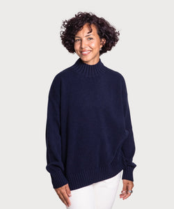 Relaxed Mockneck Sweater