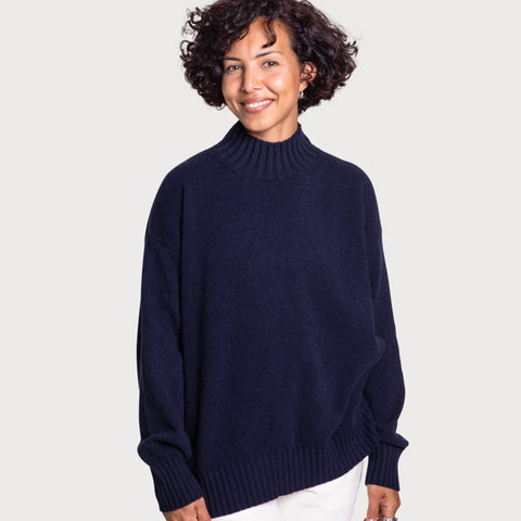 Relaxed Mockneck Sweater