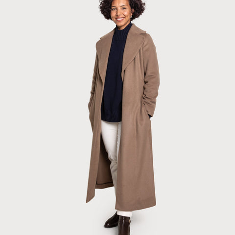 Cashmere Wrap Coat