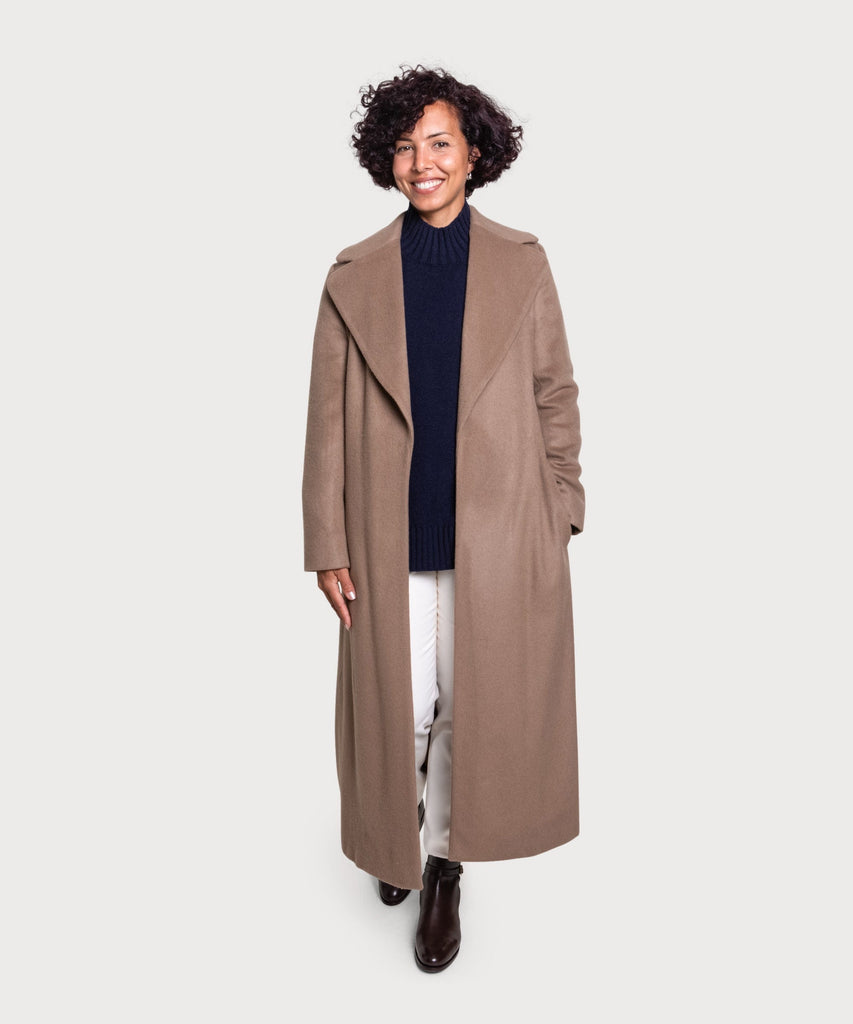 Cashmere Wrap Coat