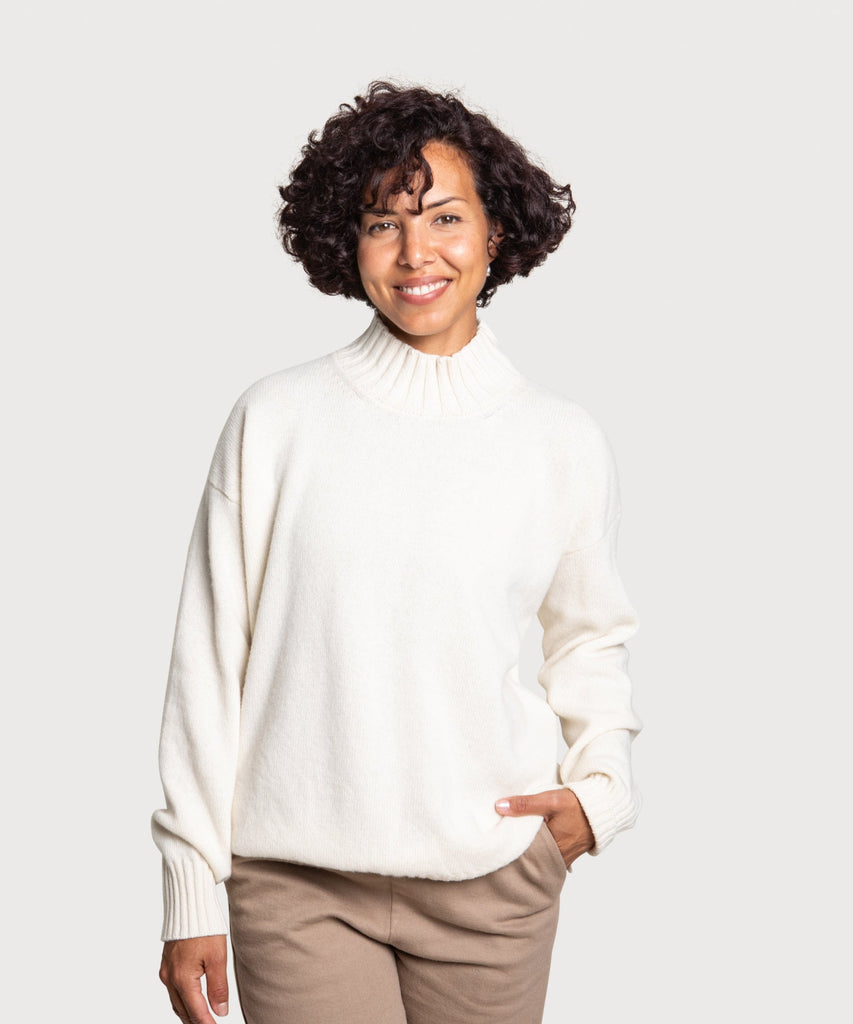 Relaxed Mockneck Sweater