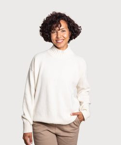 Relaxed Mockneck Sweater