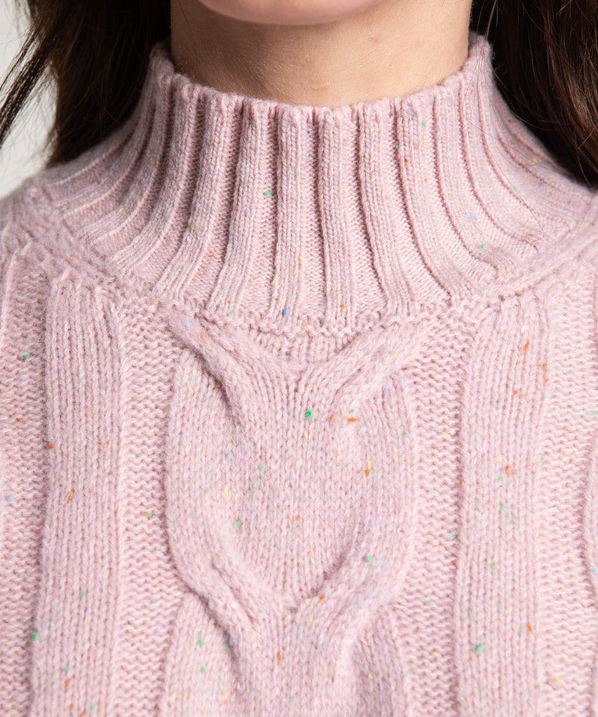 Relaxed Cable Knit Sweater