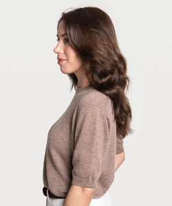 Short Sleeve Cashmere Sweater