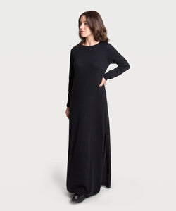 Long Knitted Wool Dress