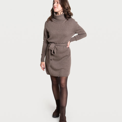 Knitted Rollneck Dress