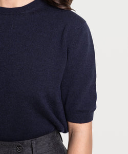 Short Sleeve Cashmere Sweater