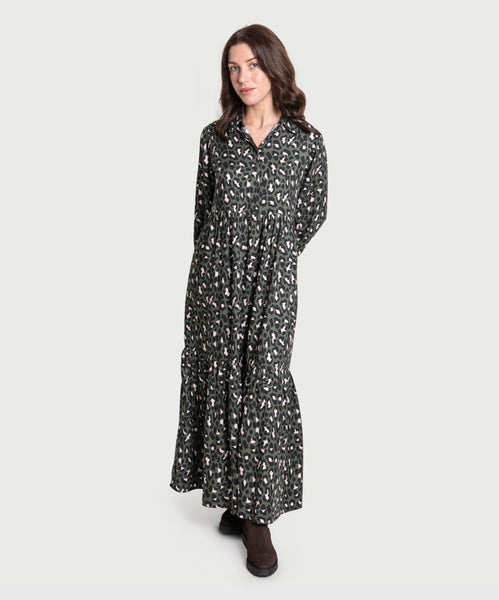 Relaxed Long Shirt Dress