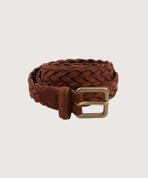 Woven Suede Belt